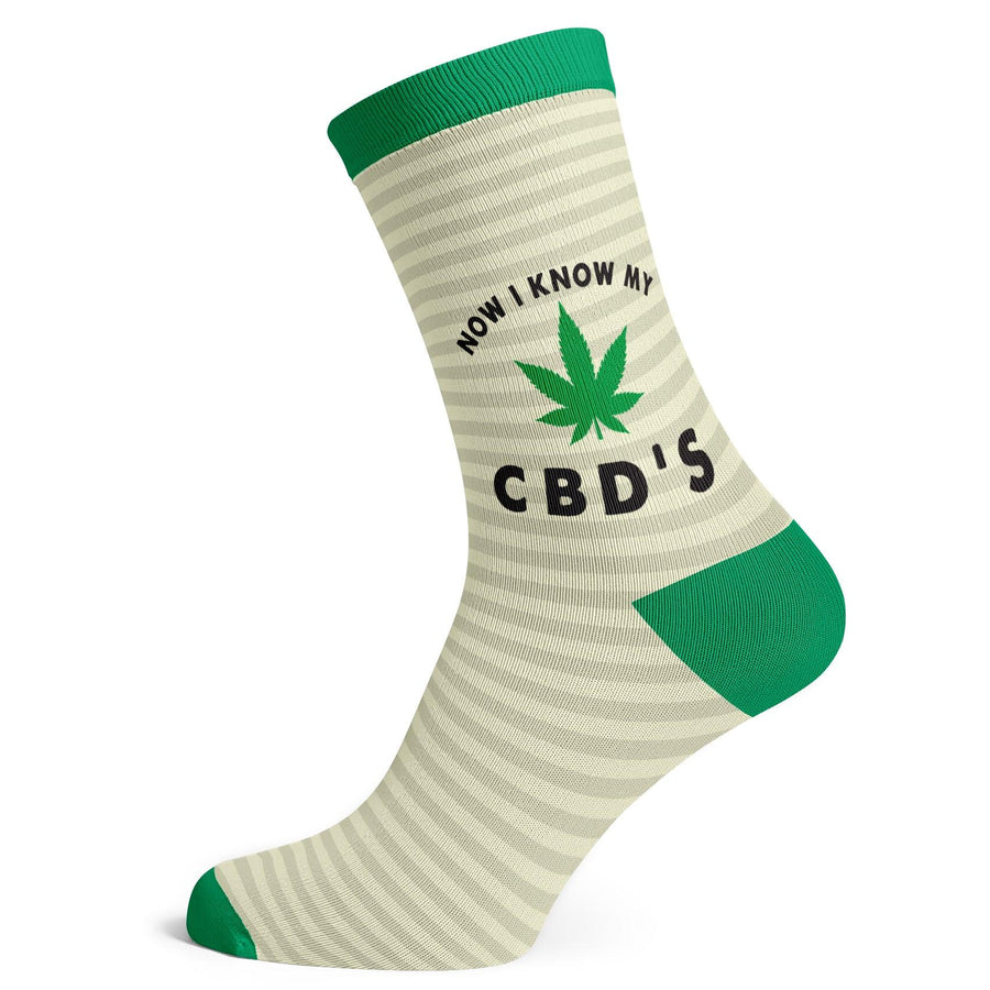 Now I Know My CBDs Socks - Socks To Be You