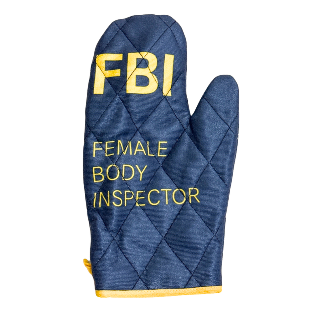 Famale Body Inspector Oven Mitt