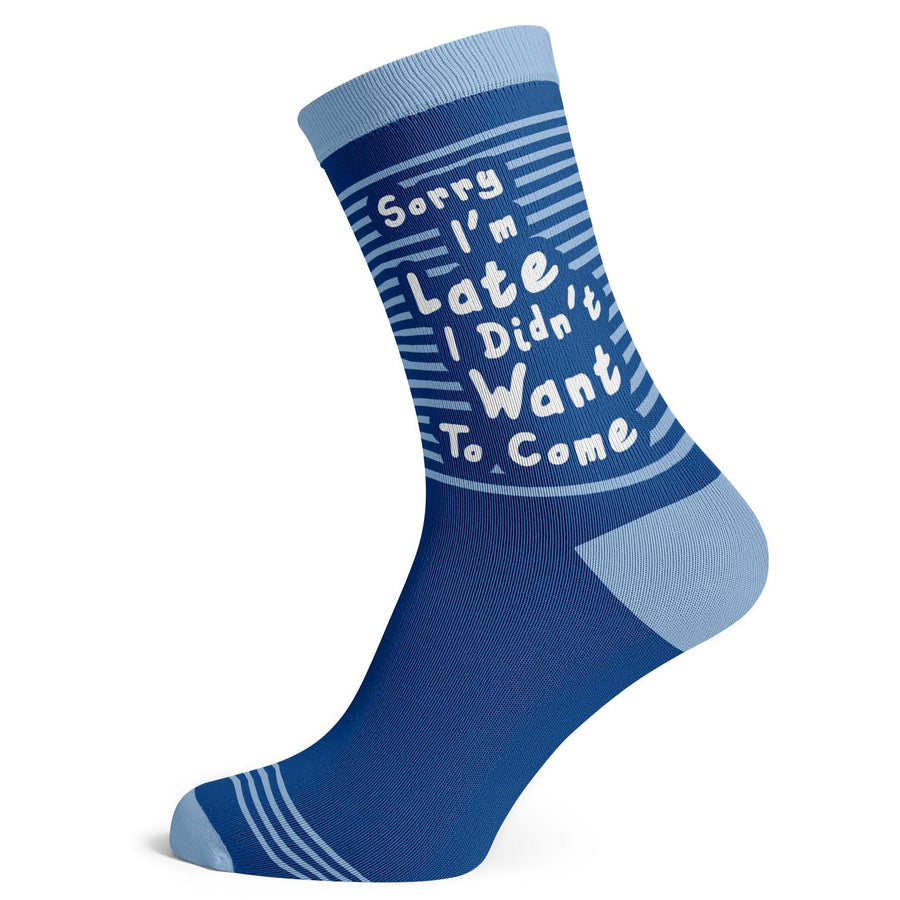 Sorry I'm Late Socks - Socks To Be You