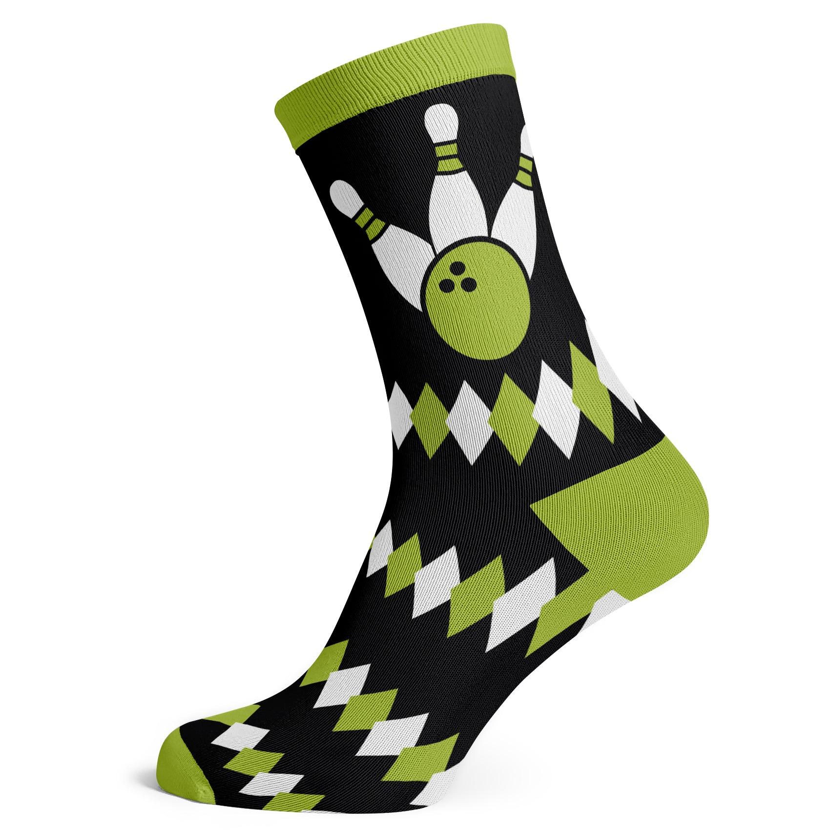 Bowling Socks - Premium Cotton Novelty Socks for Sports & Hobbies ...
