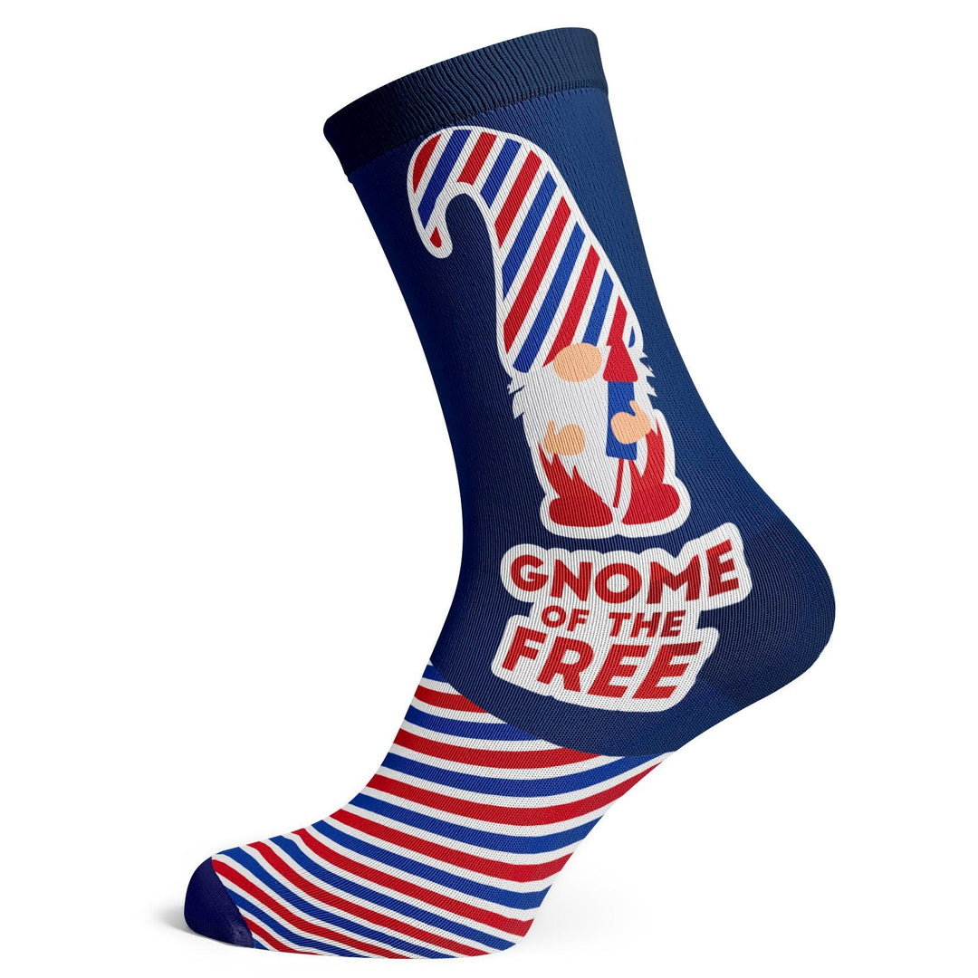 Americana Gnome Of The Free Socks - Socks To Be You