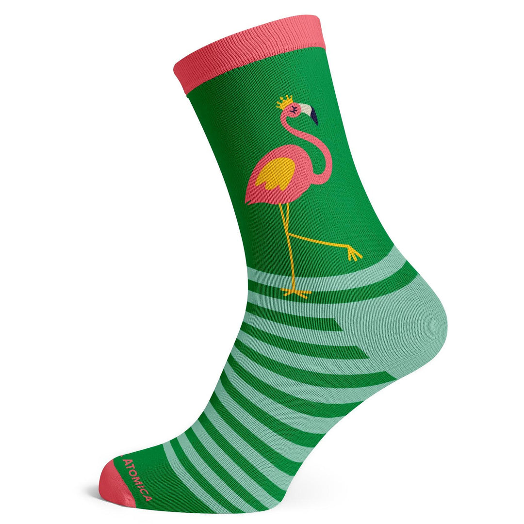 Flamingo Crown Socks - Socks To Be You