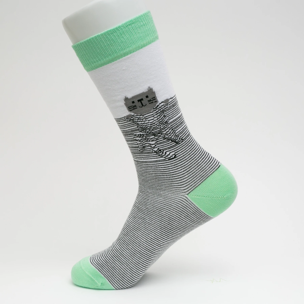 Kitten Escape Socks |  Custom Made Socks | Socks To Be You