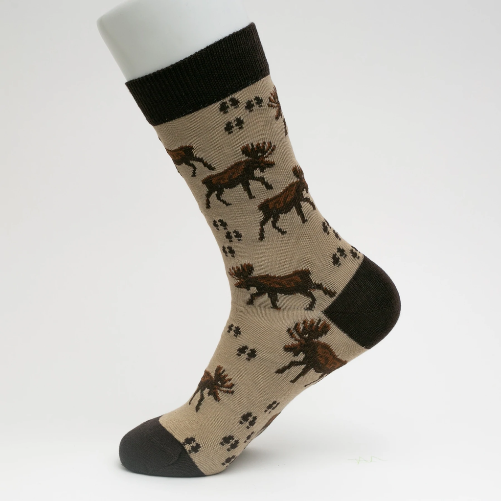 Moose Parade Socks | Personalized Socks | Socks To Be You
