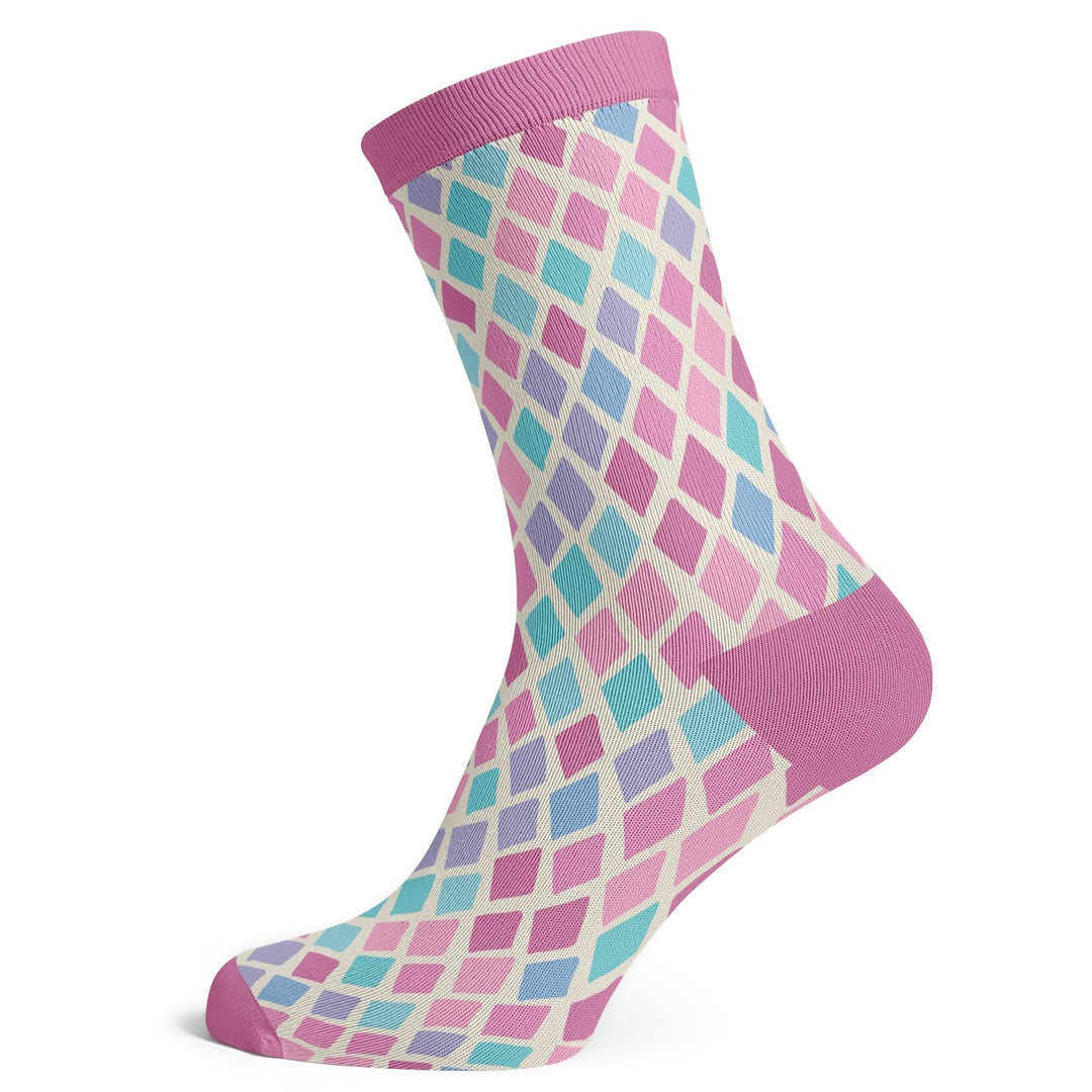 Colorful Diamonds Socks - Socks To Be You