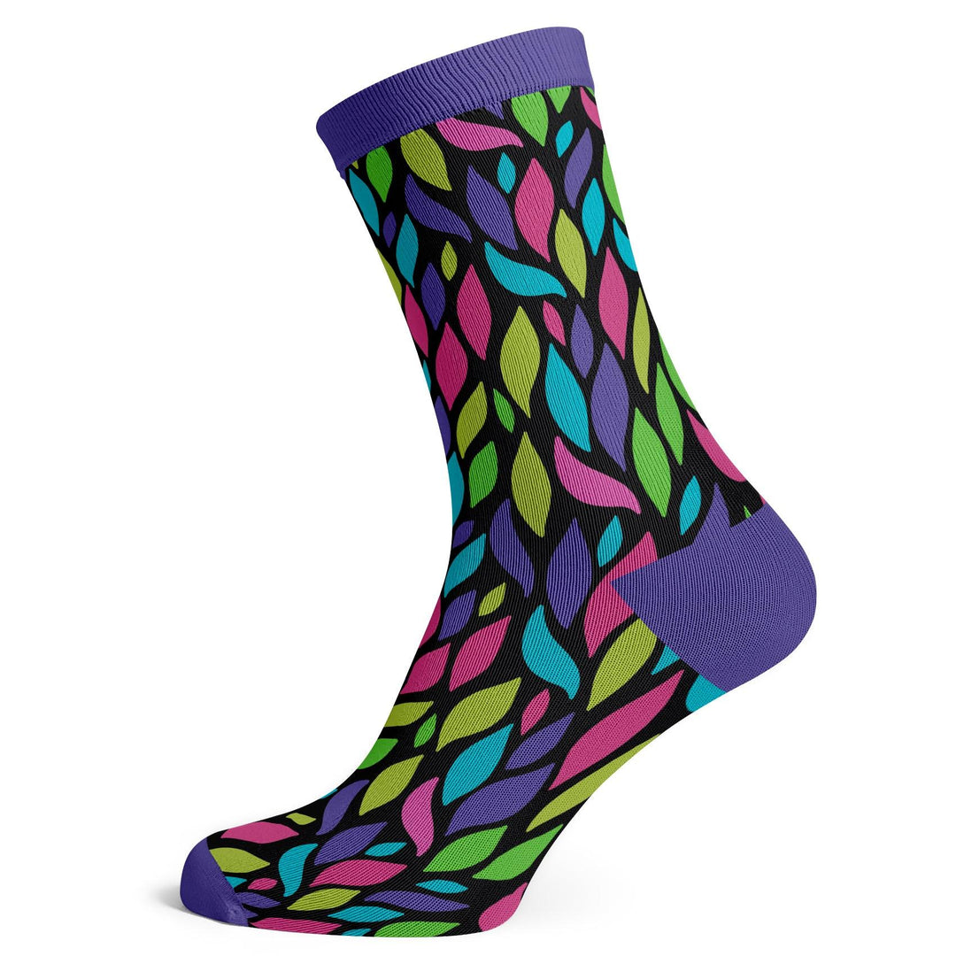 Colorful Leaves Socks - Socks To Be You