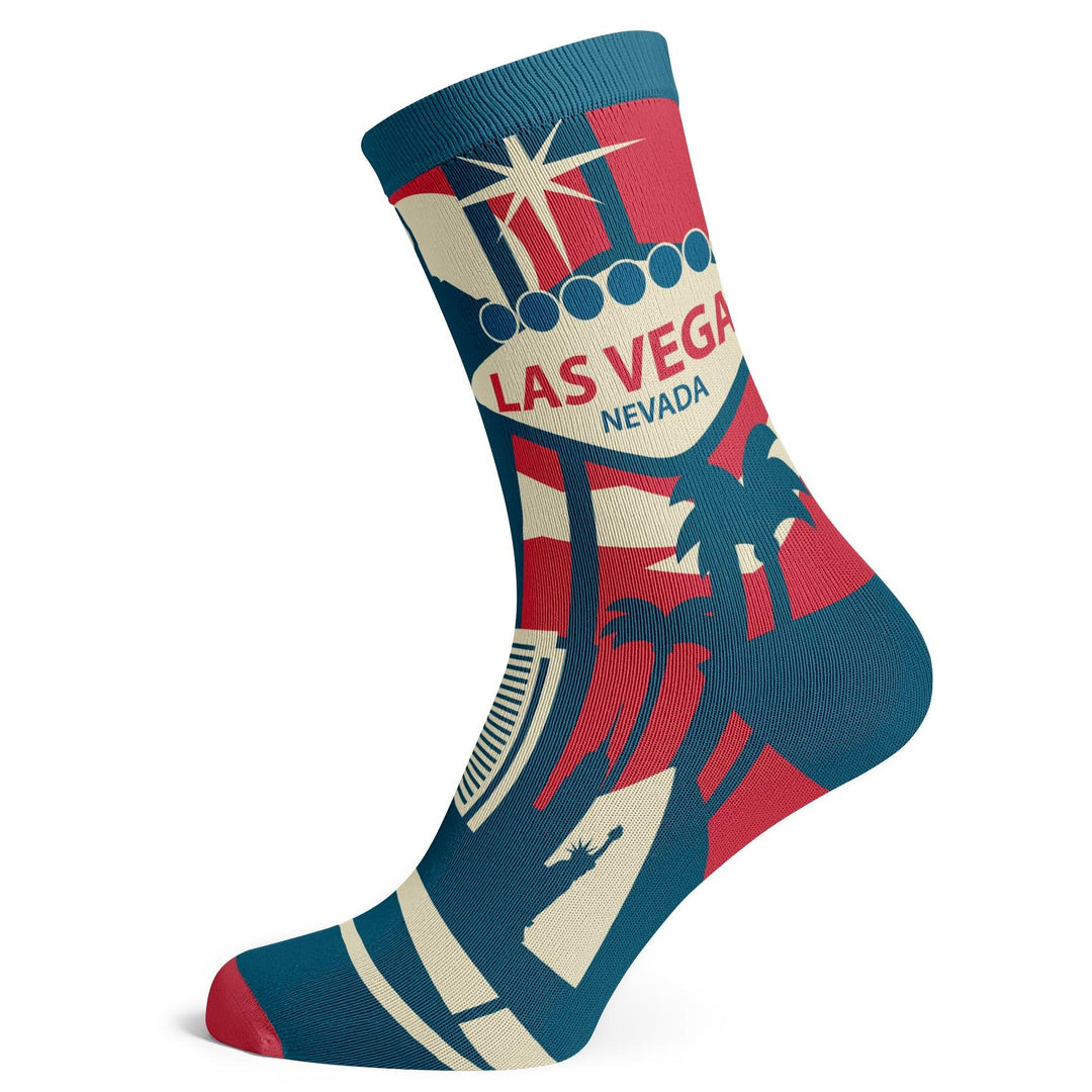 Americana Vegas Skyline Socks - Socks To Be You