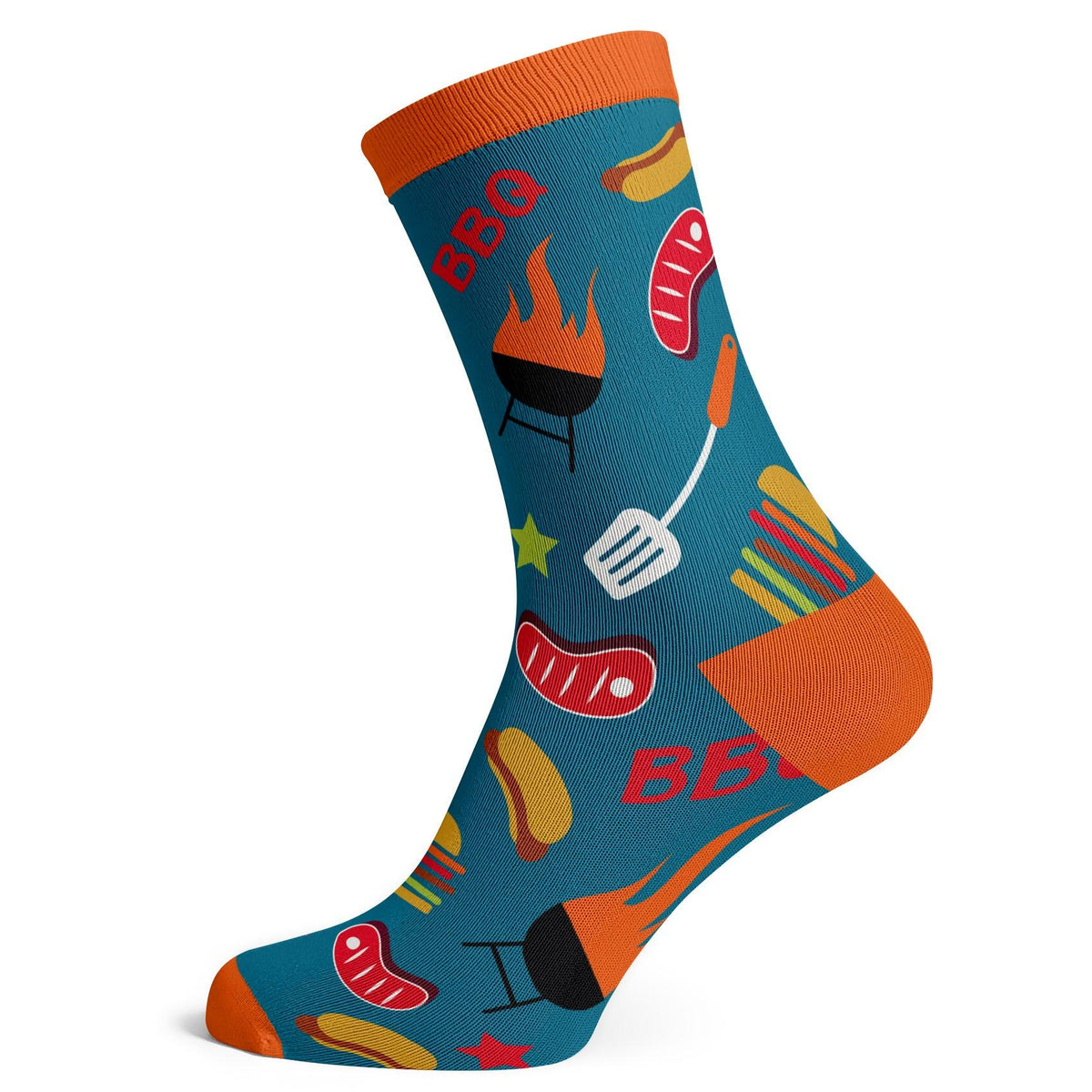 BBQ Collage Socks Socks To Be You