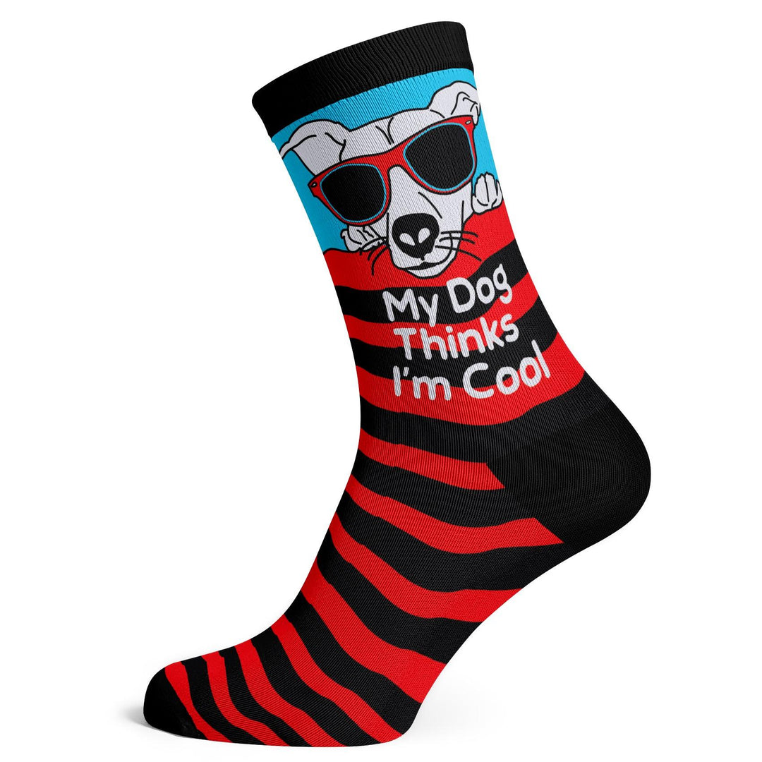 My Dog Thinks Im Cool Socks - Socks To Be You