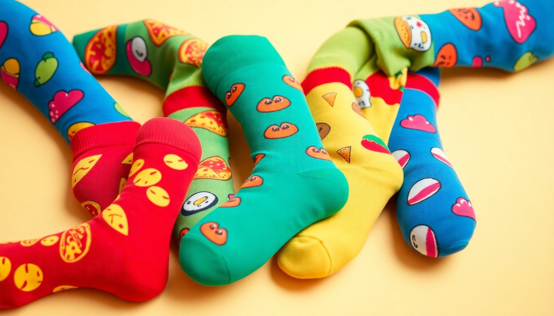 Satisfy Your Cravings with These Delectable Food-Themed Socks