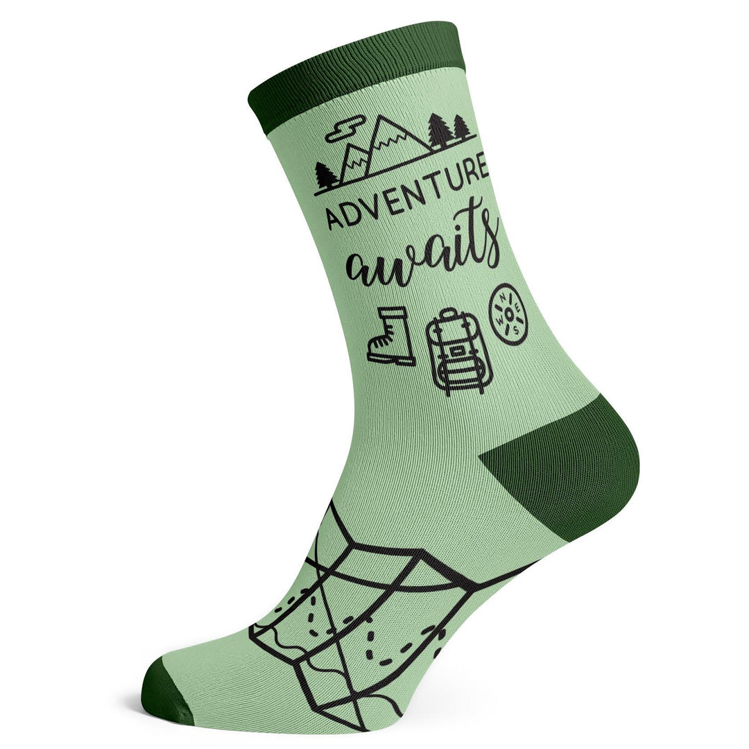 Adventure Awaits Socks - Socks To Be You