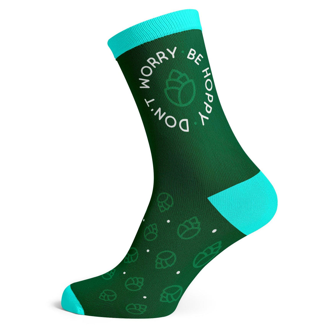 Don't Worry Be Hoppy Socks - Socks To Be You