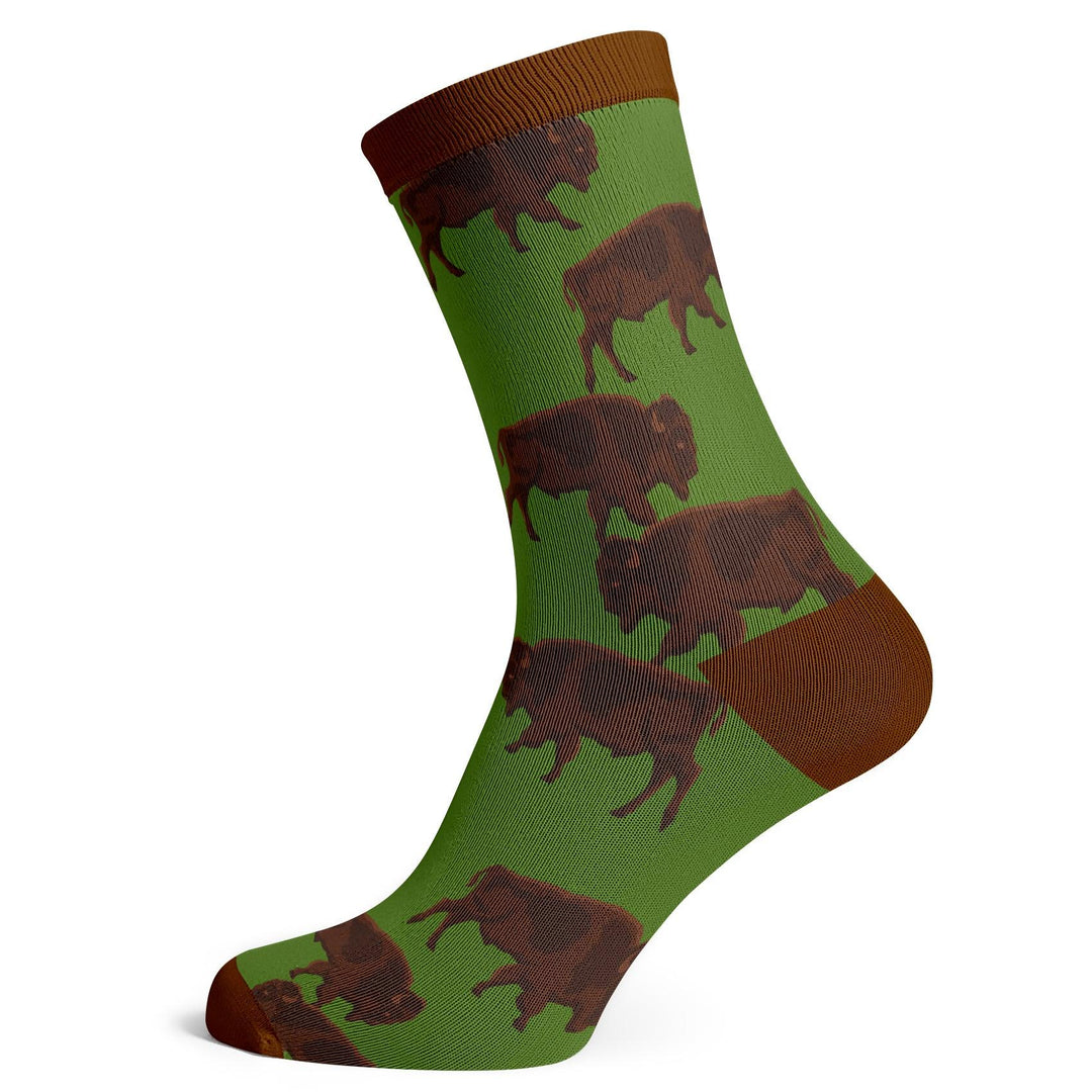 Buffalo Stampede Socks - Socks To Be You