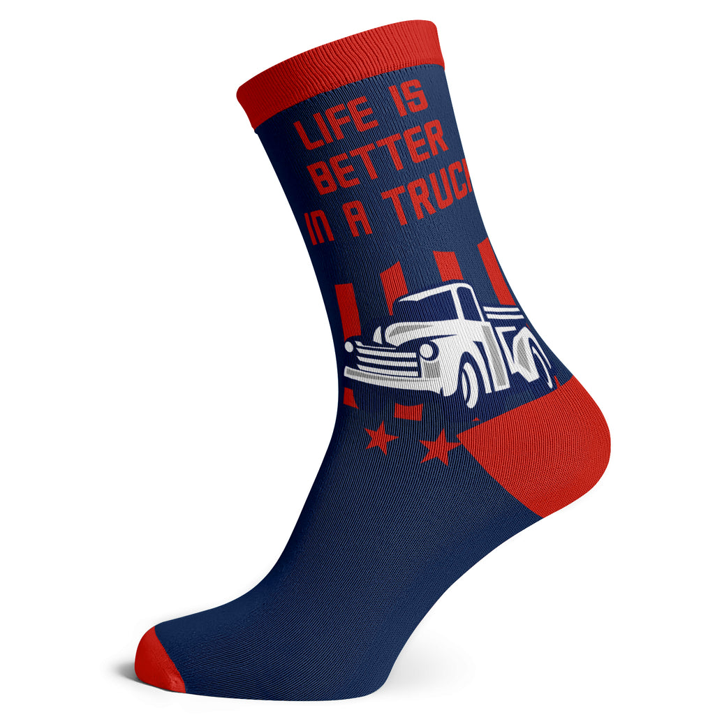 Life Is Better In A Truck Socks