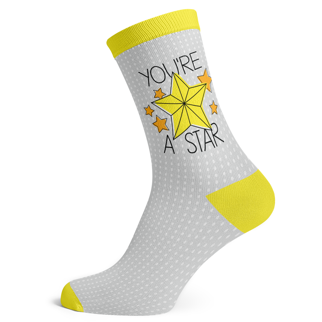 You're A Star Socks