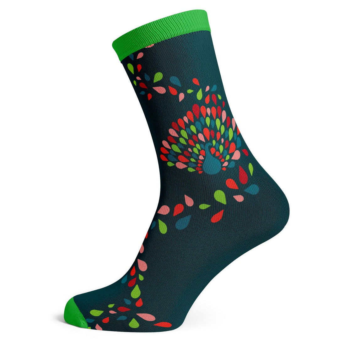 Peacock Rock Socks - Socks To Be You