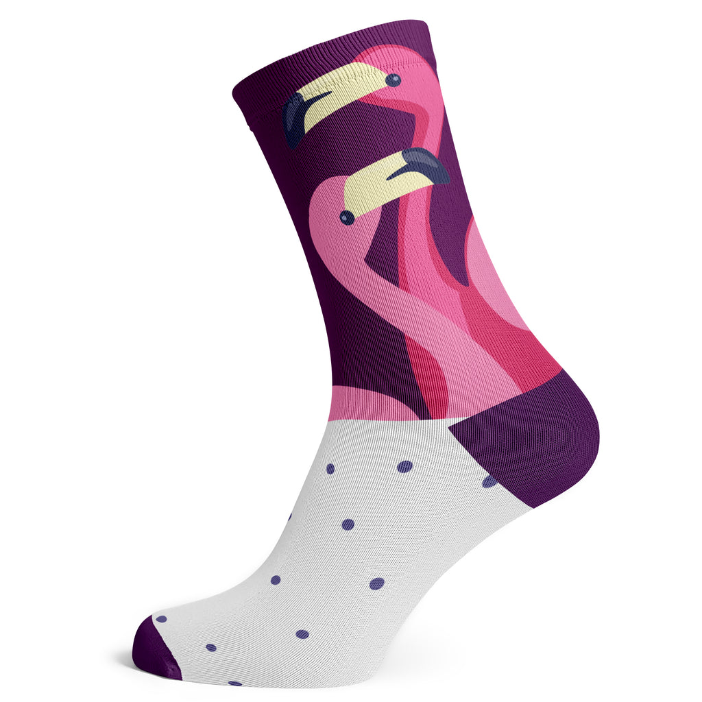 Flamingo Duet Socks