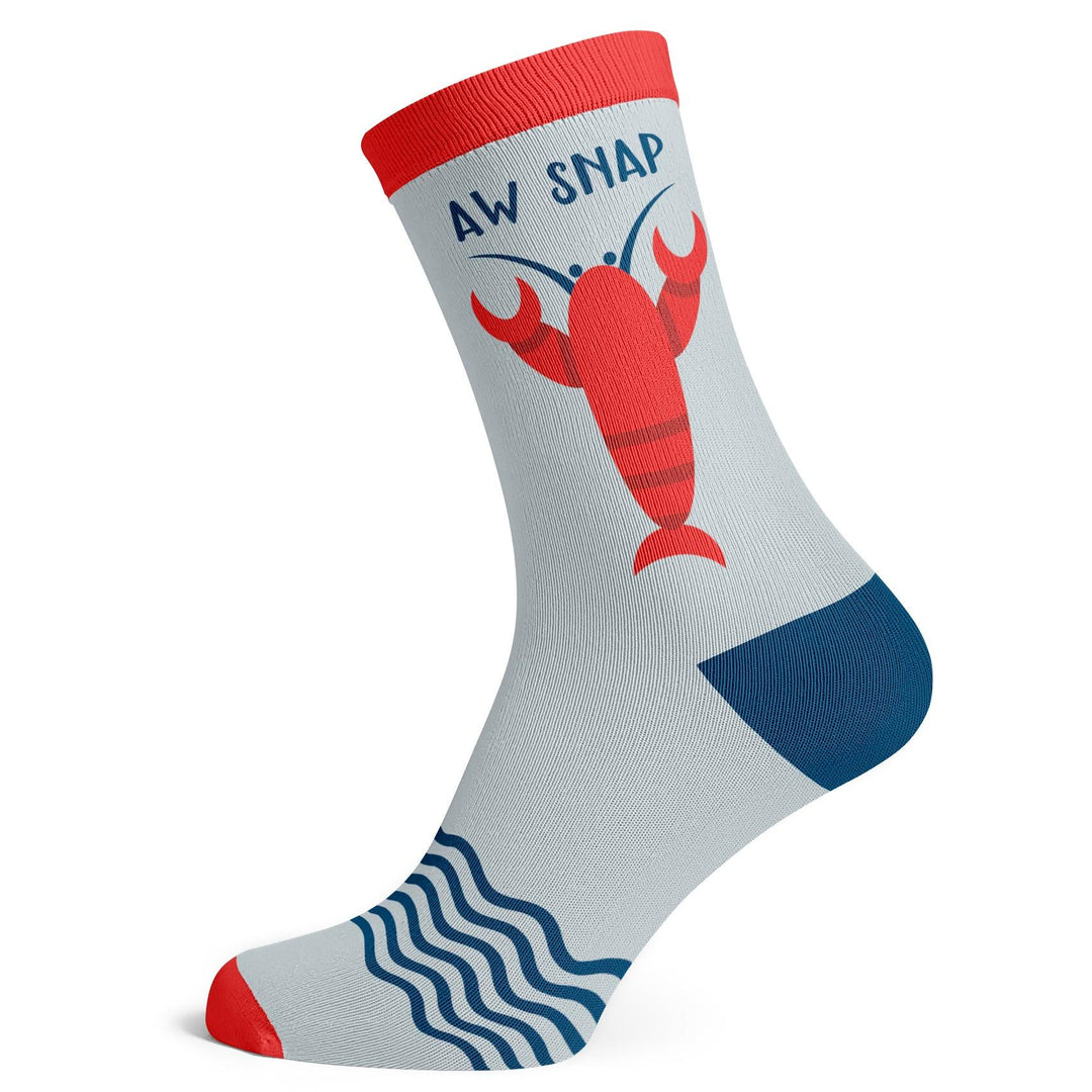 Aw Snap Lobster Socks - Socks To Be You