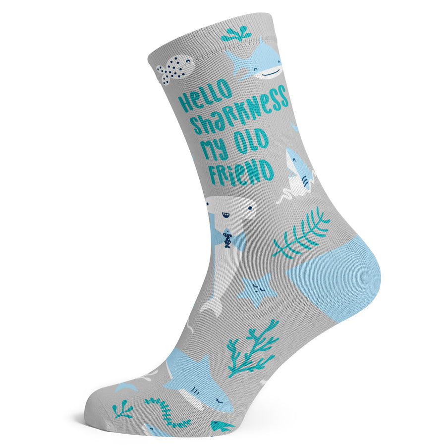 Hello Sharkness Socks - Socks To Be You