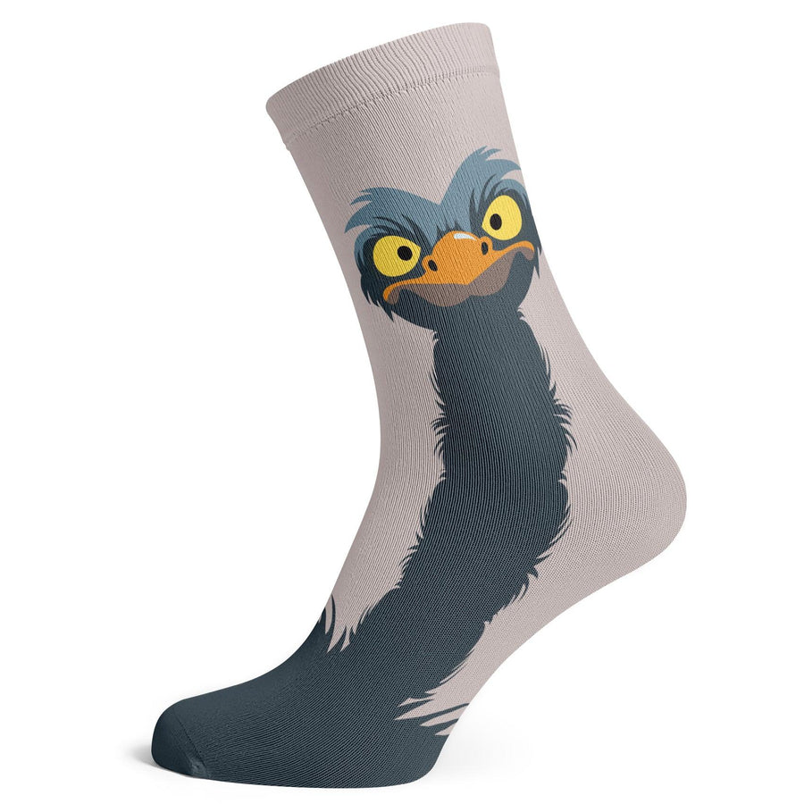 Angry Ostrich Socks - Socks To Be You