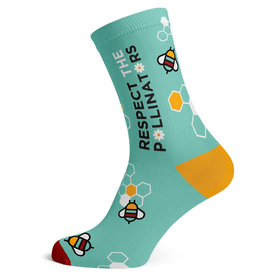 Respect The Pollinators Socks - Socks To Be You