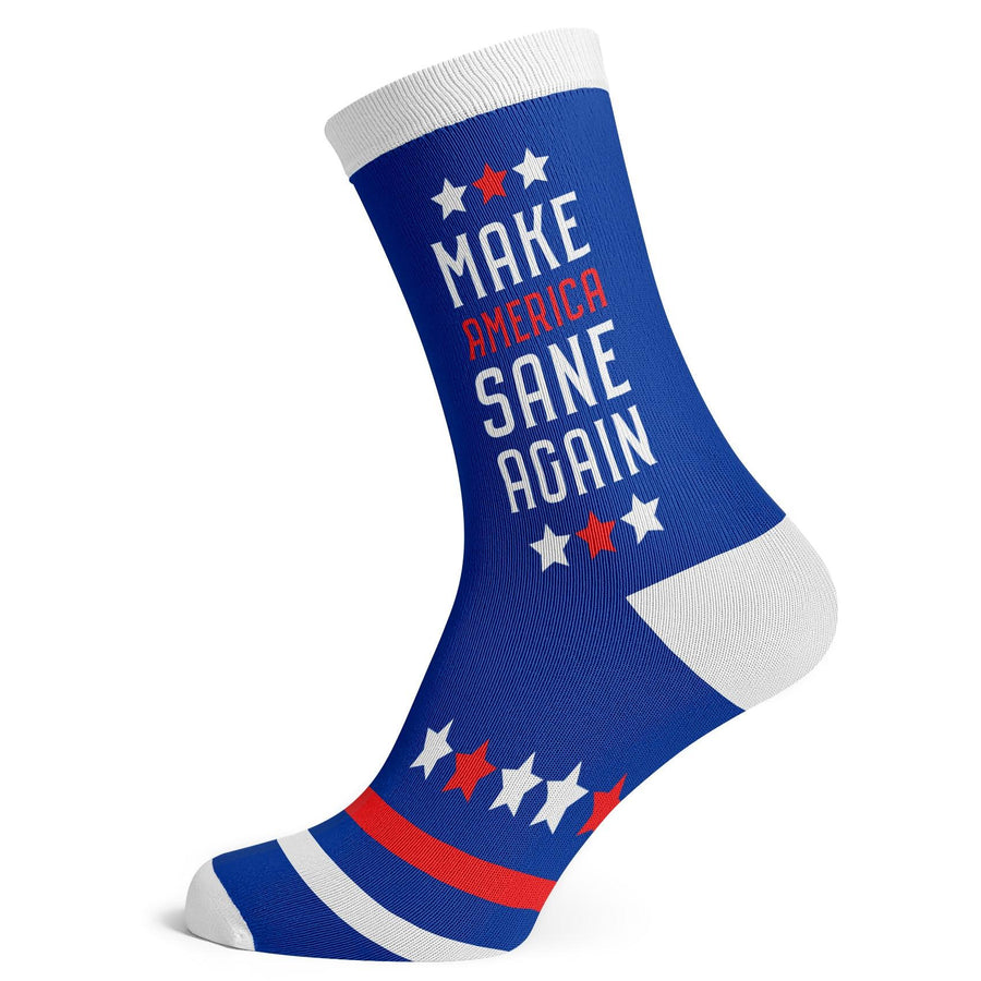 Make America Sane Again Socks - Socks To Be You