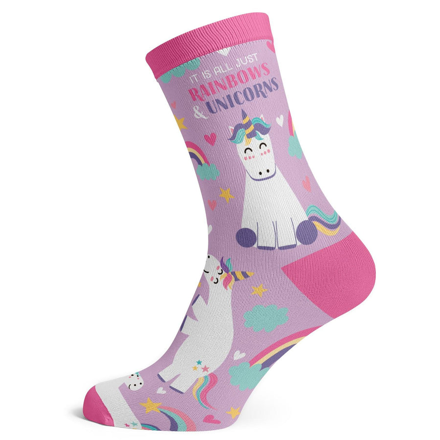 Rainbows and Unicorns Socks - Socks To Be You