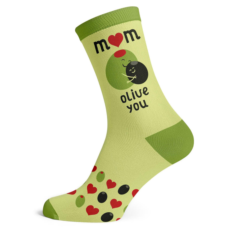 Mom, Olive You Socks - Socks To Be You