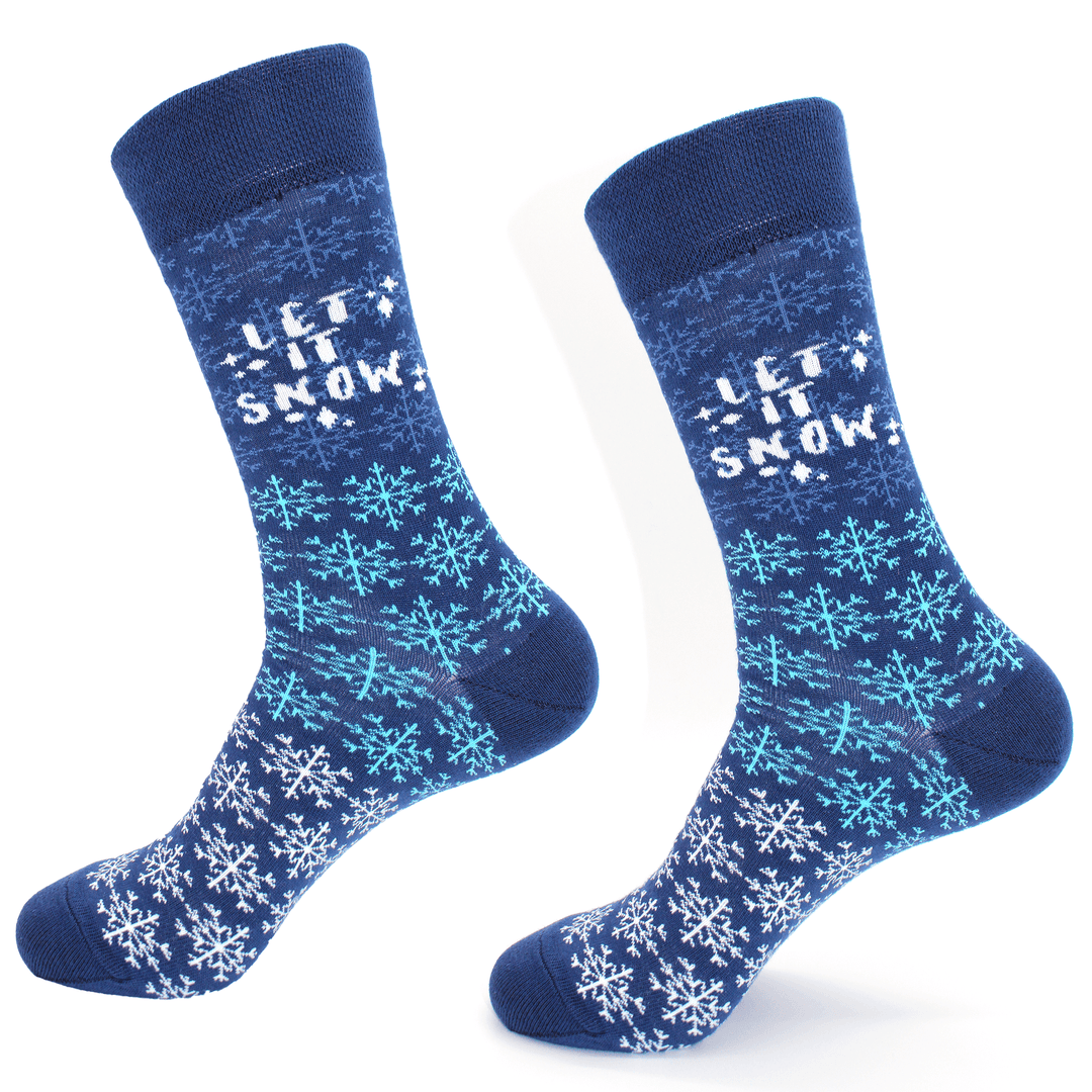 Christmas Let It Snow Socks - Socks To Be You