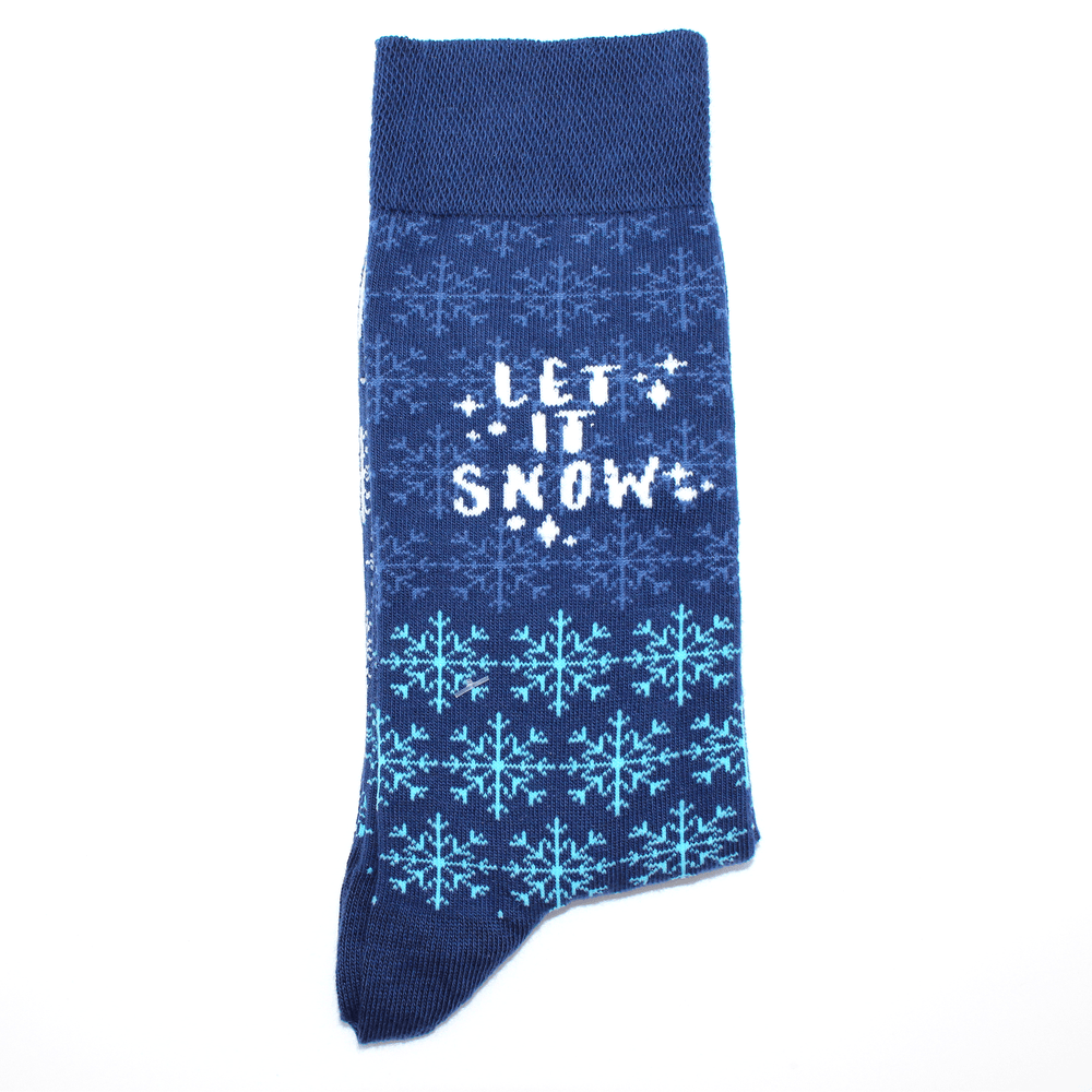 Christmas Let It Snow Socks - Socks To Be You