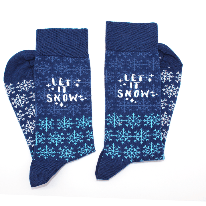 Christmas Let It Snow Socks - Socks To Be You