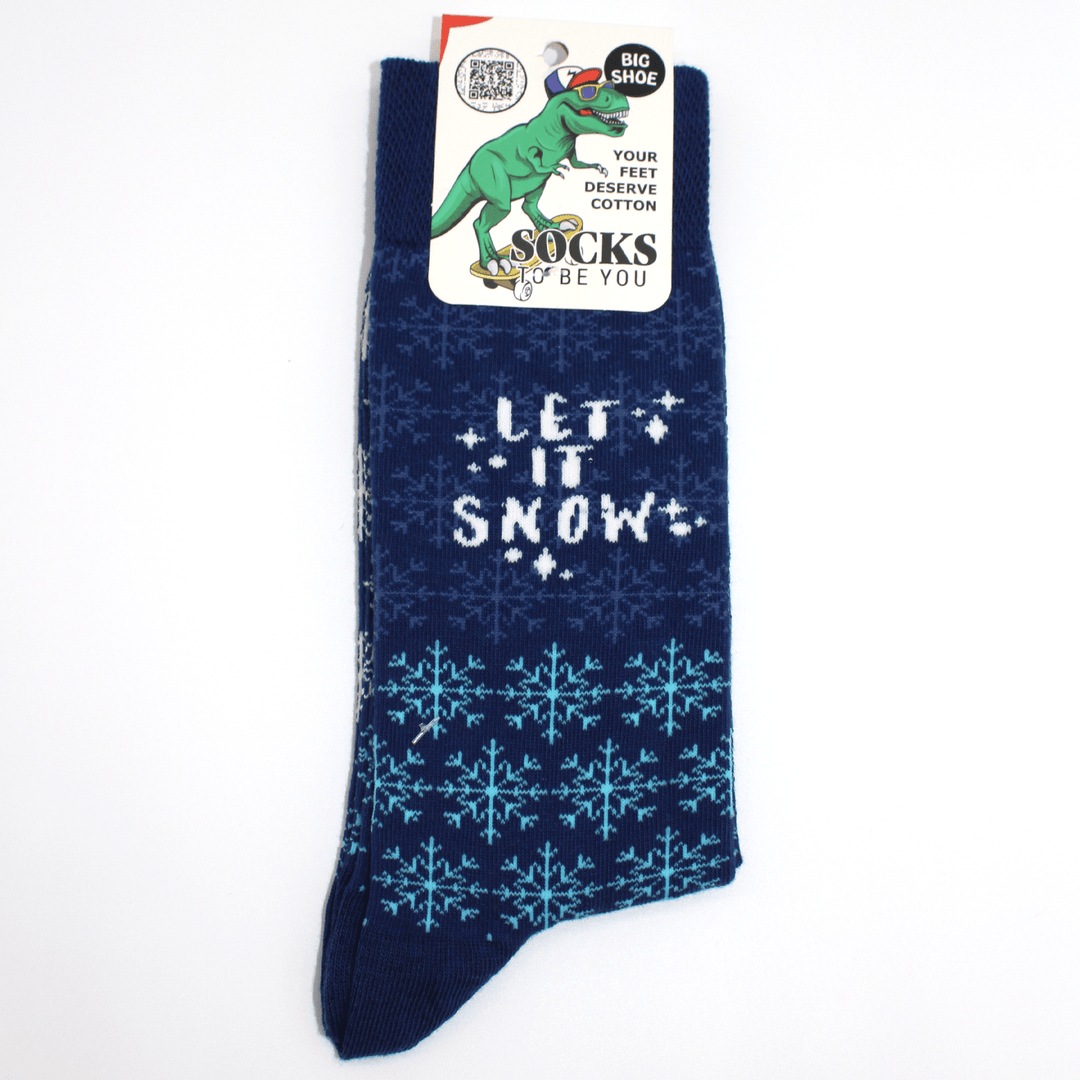 Christmas Let It Snow Socks - Socks To Be You