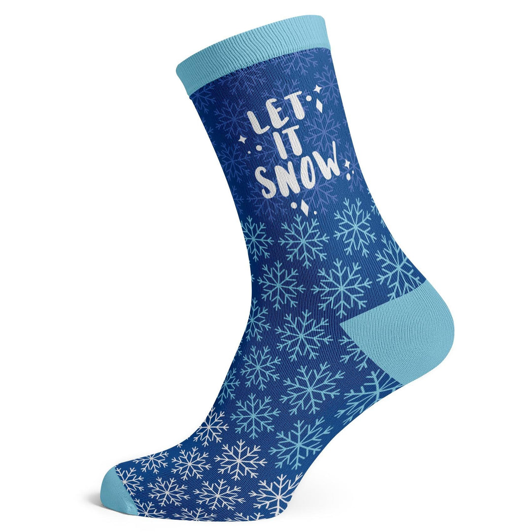 Christmas Let It Snow Socks - Socks To Be You