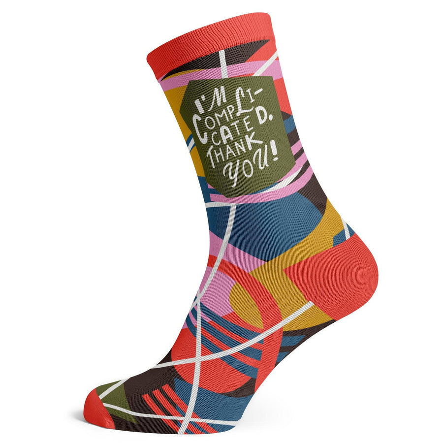 Im Complicated Thank You Socks - Socks To Be You