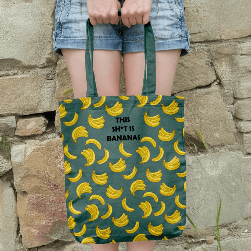 This Sh*t is Bananas Tote Bags - Socks To Be You