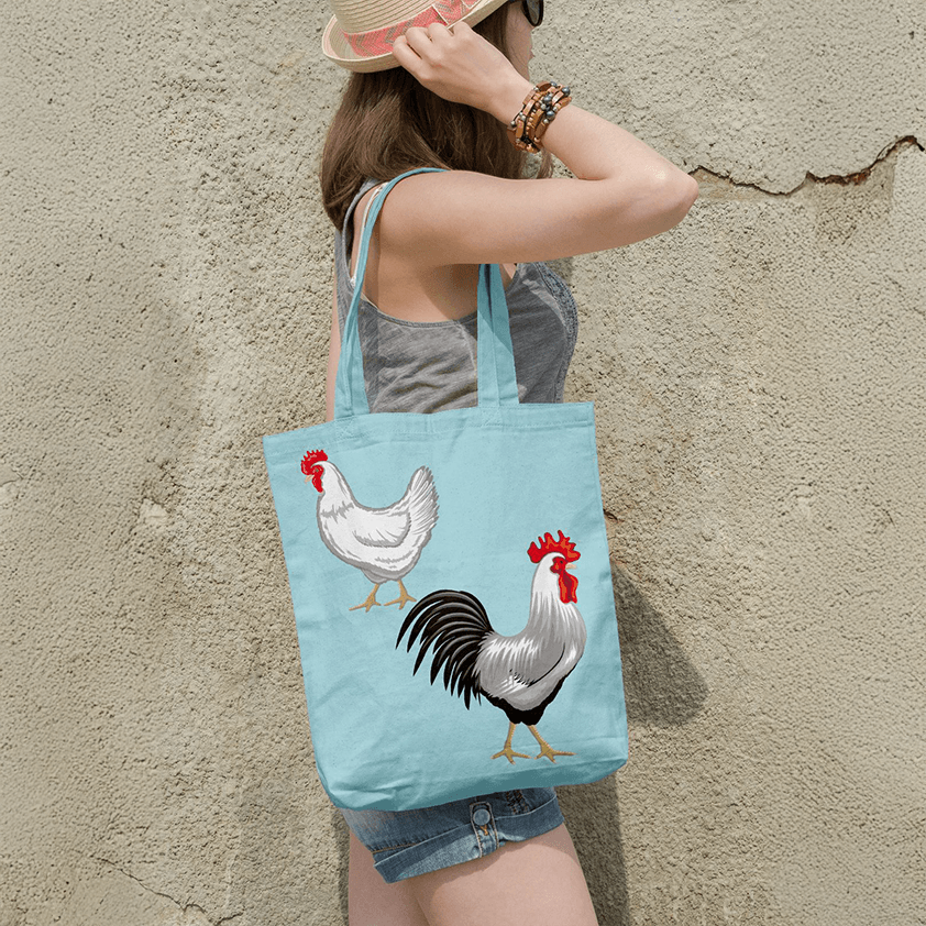 Chickens Tote Bags - Socks To Be You