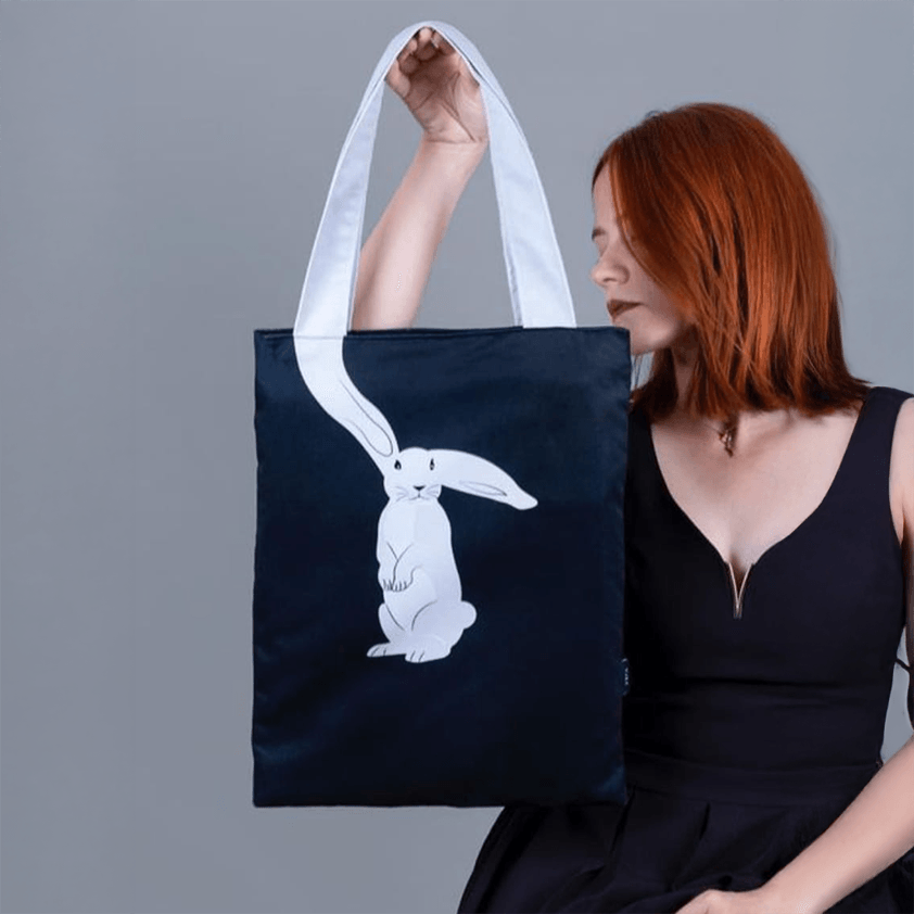 Rabbit Tote Bags - Socks To Be You