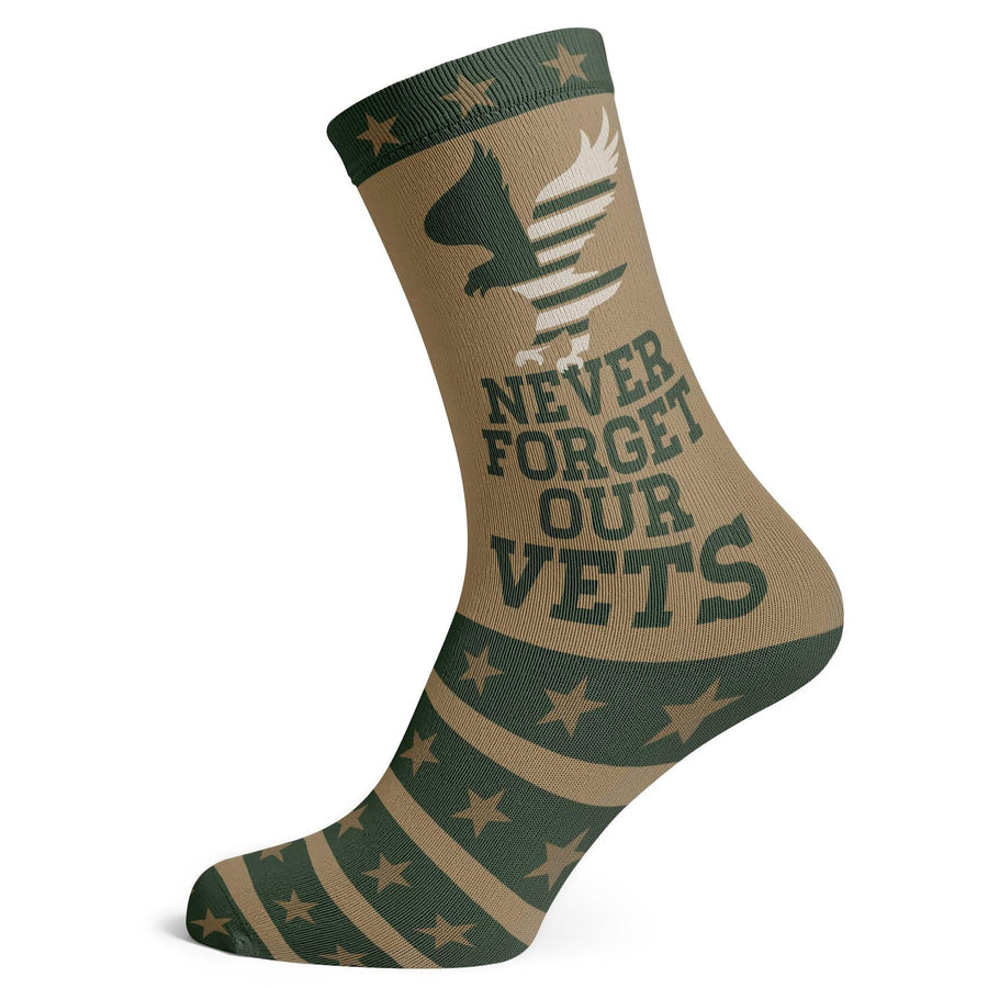 Americana Never Forget Our Veterans Socks - Socks To Be You