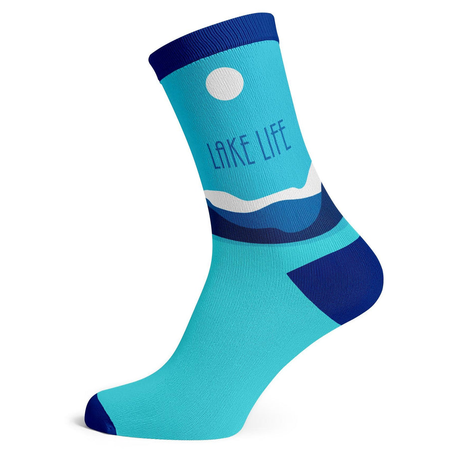 Lake Life Minimalist Socks - Socks To Be You