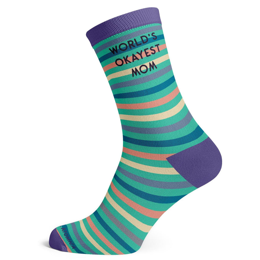 Fun Worlds Okayest Mom Socks - Socks To Be You