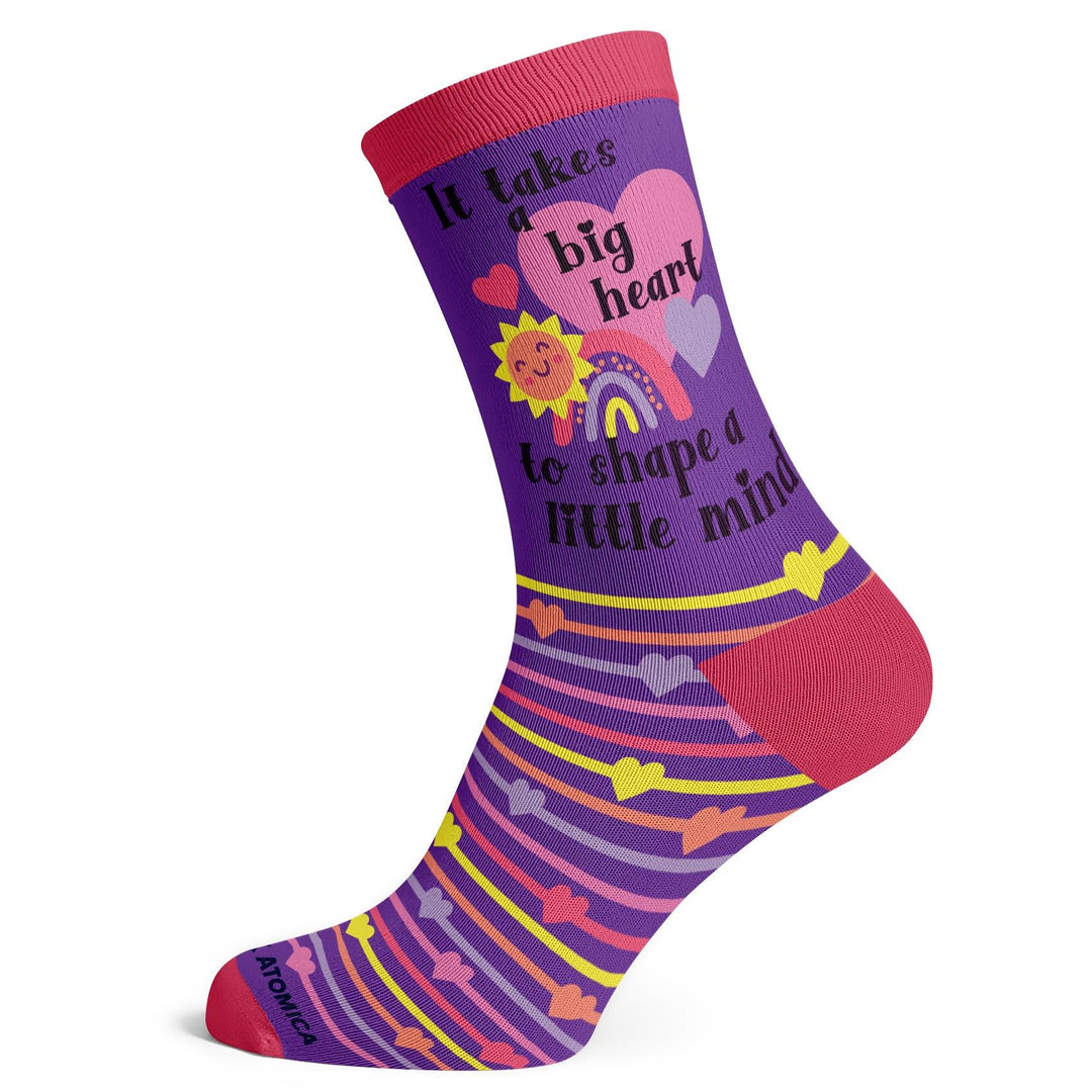 Teachers Big Heart Socks - Socks To Be You