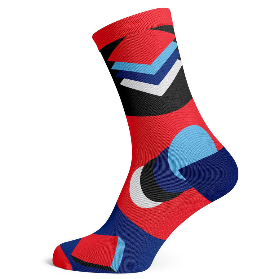 Neon Geometry Socks - Socks To Be You