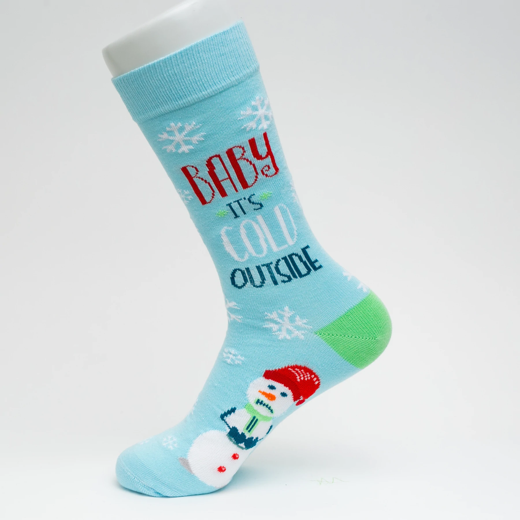 Baby It's Cold Outside Printed Socks | Printed Socks | Socks To Be You