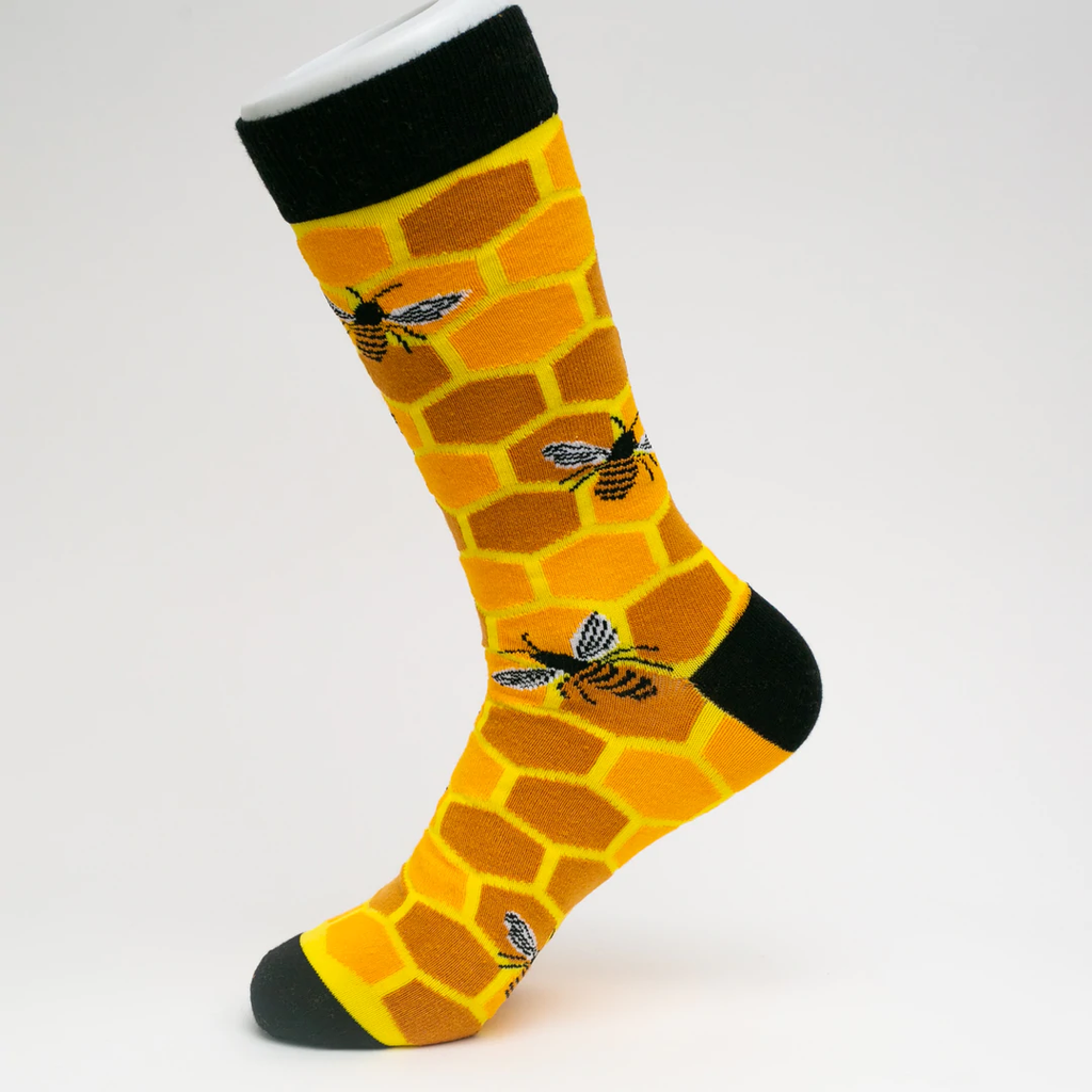 Honey Bee Printed Socks | Women's Printed Socks | Socks To Be You