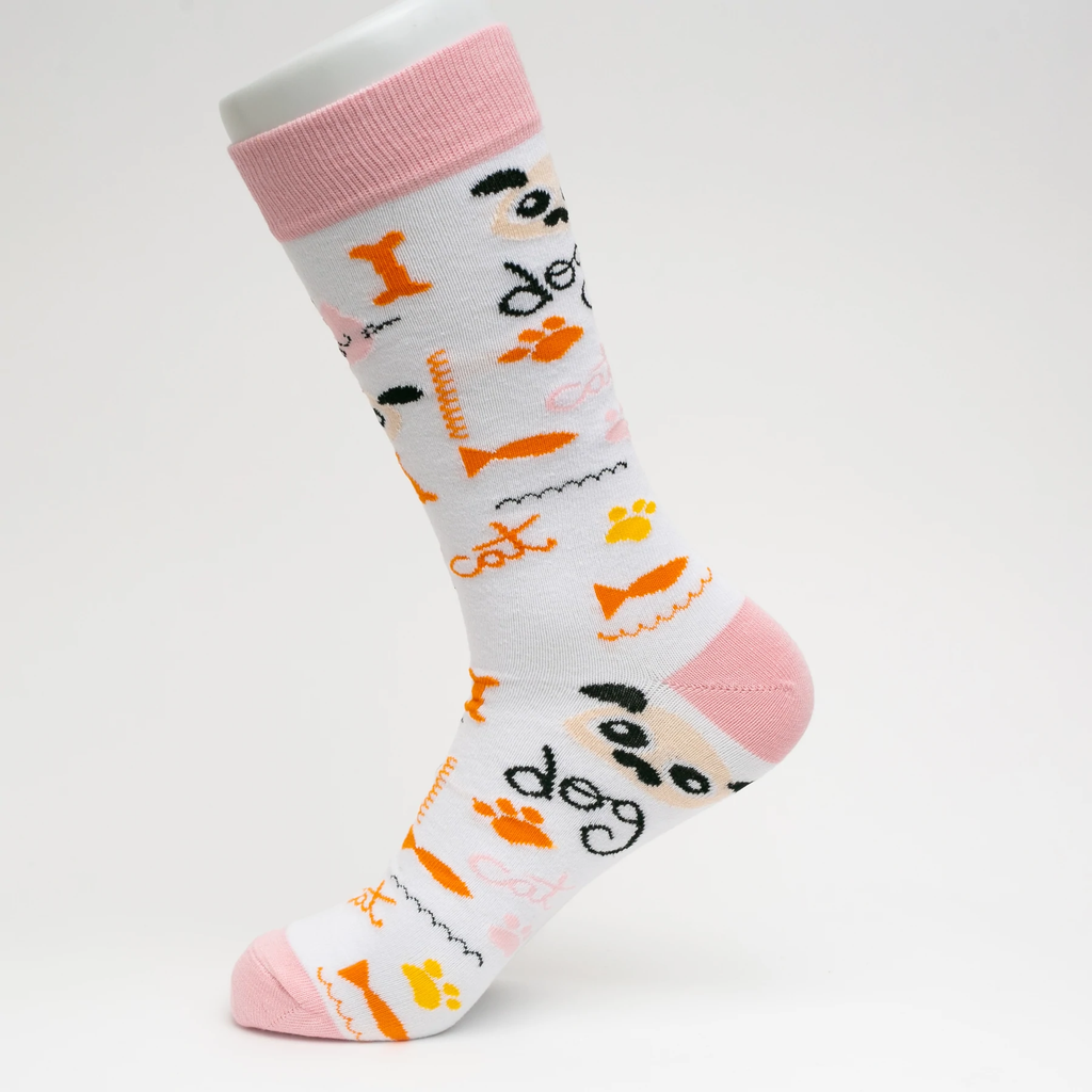 Cats & Dogs Printed Socks | Animal Print Socks | Socks To Be You
