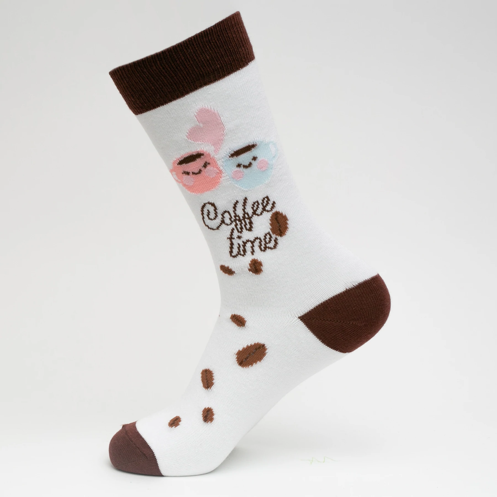Coffee Time Printed Socks | Coffee Time Socks | Socks To Be You