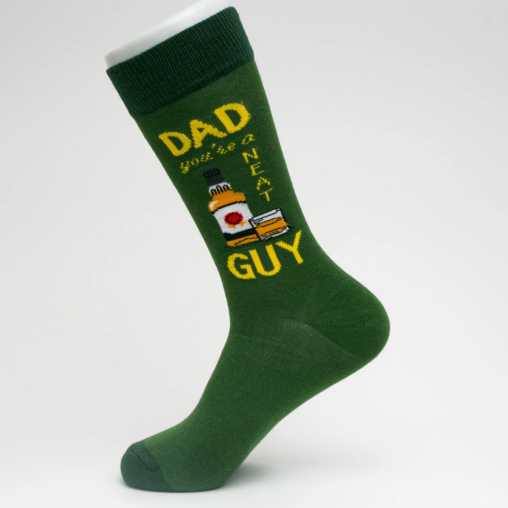 Dad You're A Neat Guy Socks | Dad Day Socks | Socks To Be You