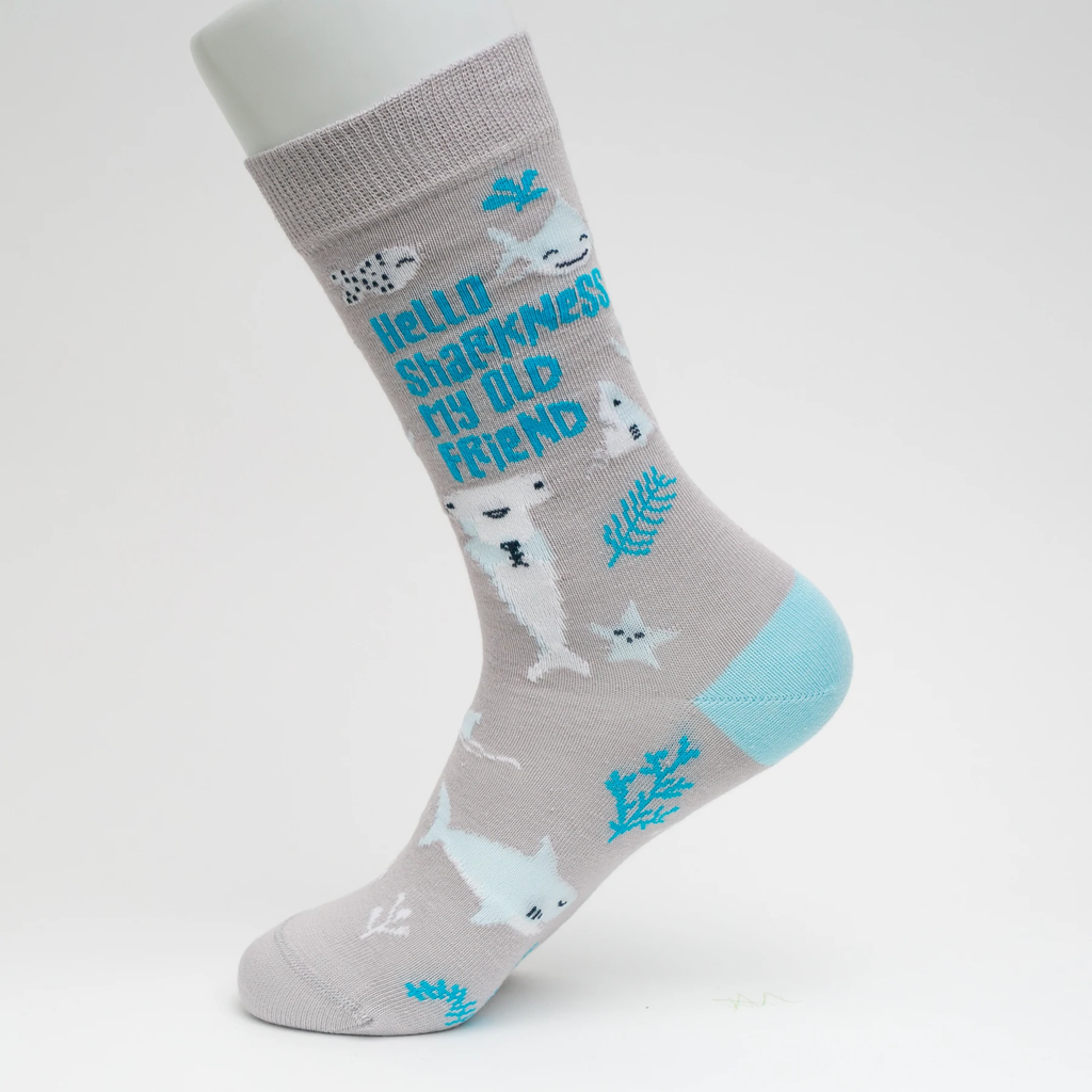 Hello Sharkness Socks | Printed Socks | Socks To Be You