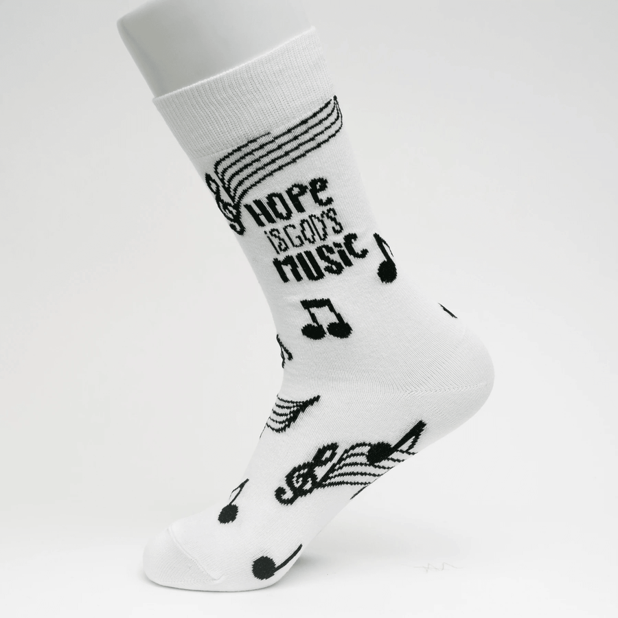 Hope Is God's Music Socks - Socks To Be You