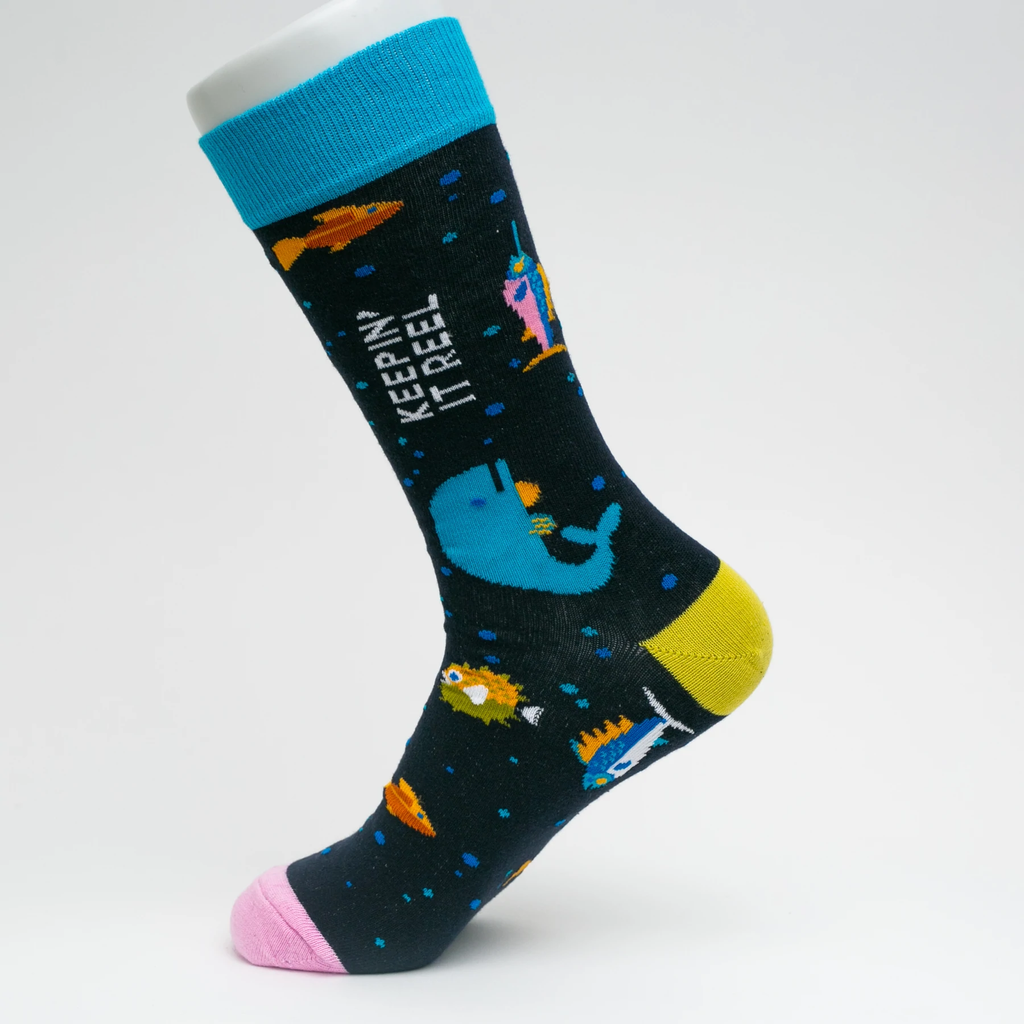 Keepin' It Reel Socks | Customized Socks | Socks To Be You